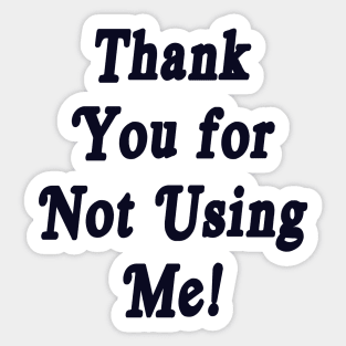 Thank you Sticker